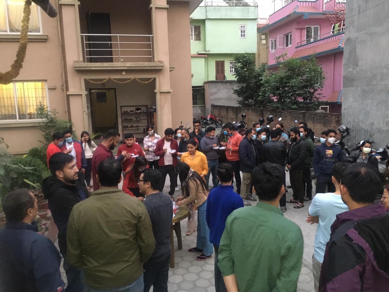 Students studying at the best reading room in Kathmandu